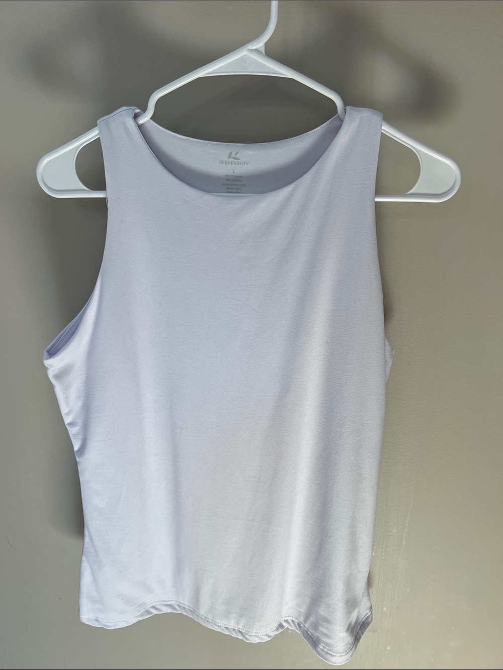 Bright white Sleeveless Tank Top - Women's
